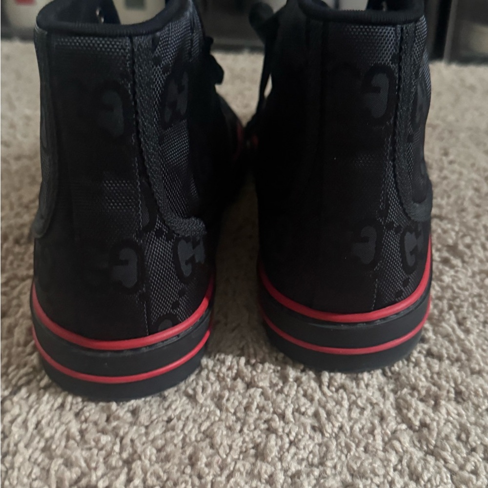 Gucci Black and Red Men's Sneakers